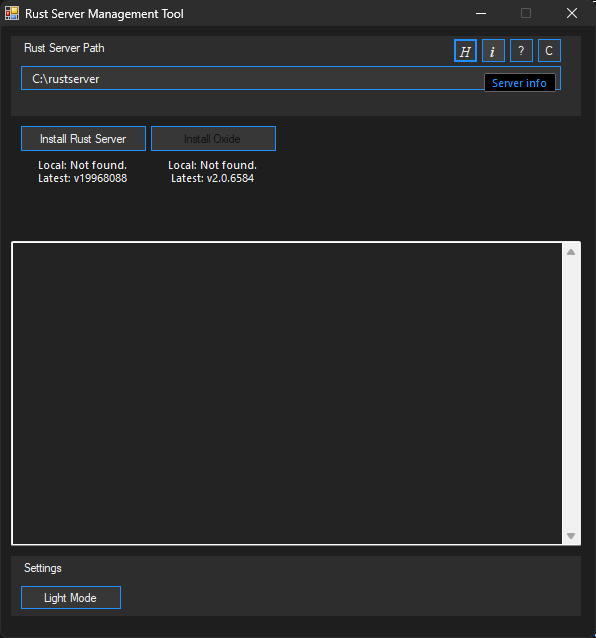 'I' Info Button